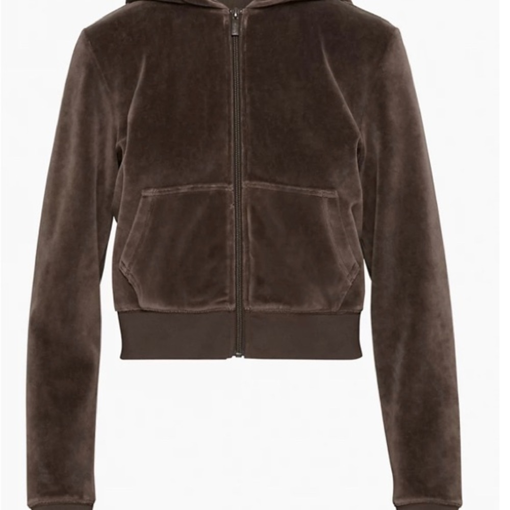 Brown zip up hoodie